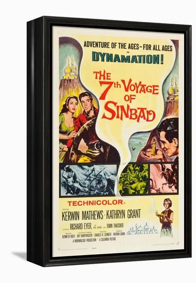 THE 7TH VOYAGE OF SINBAD (aka THE SEVENTH VOYAGE OF SINBAD)-null-Framed Stretched Canvas