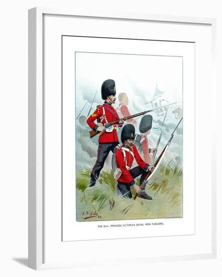The 87th Princess Victoria's (Royal Irish Fusilier), C1890-Geoffrey Douglas Giles-Framed Giclee Print