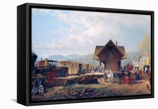 The 9:45 Accommodation, 1867-Edward Lamson Henry-Framed Premier Image Canvas