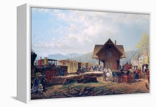 The 9:45 Accommodation, 1867-Edward Lamson Henry-Framed Premier Image Canvas