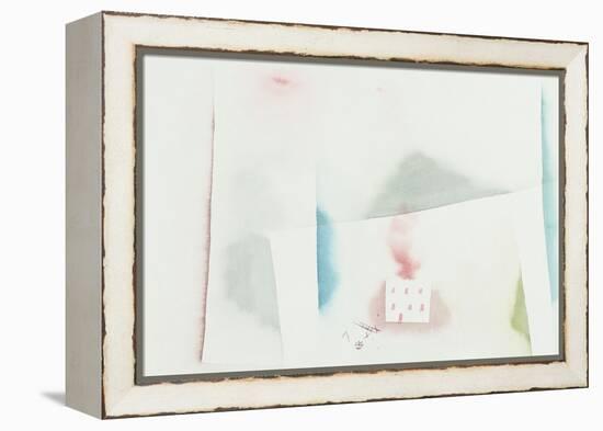 The Abandoned House; Brennendes Haus-Paul Klee-Framed Premier Image Canvas