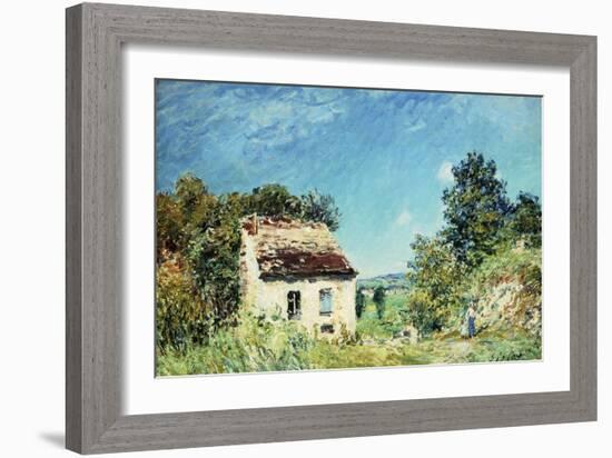 The Abandoned House; La Maison Abandonee, 1887-Alfred Sisley-Framed Giclee Print