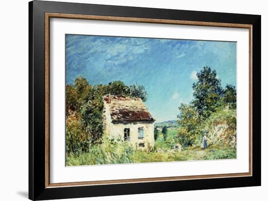 The Abandoned House; La Maison Abandonee, 1887-Alfred Sisley-Framed Giclee Print