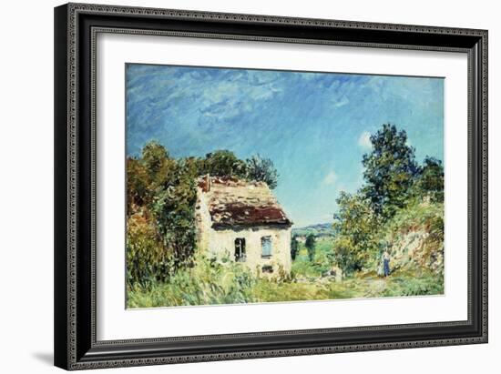 The Abandoned House; La Maison Abandonee, 1887-Alfred Sisley-Framed Giclee Print