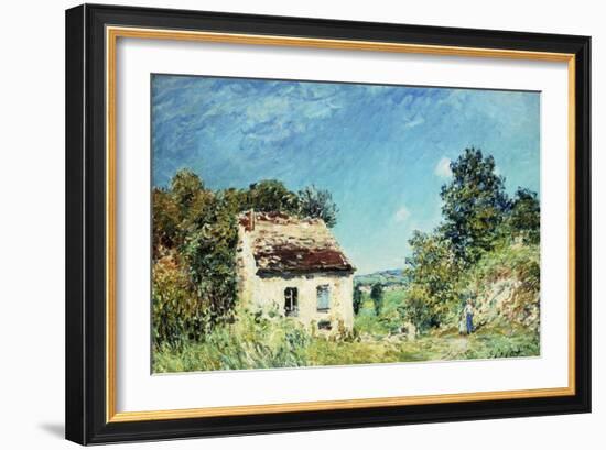 The Abandoned House; La Maison Abandonee, 1887-Alfred Sisley-Framed Giclee Print