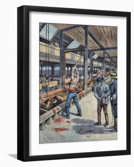 The Abattoirs of Chicago 1907-Stefano Bianchetti-Framed Giclee Print