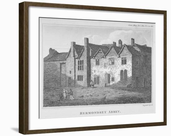 The Abbey of St Saviour, Bermondsey, Southwark, London, 1810-George Henry Andrews-Framed Giclee Print