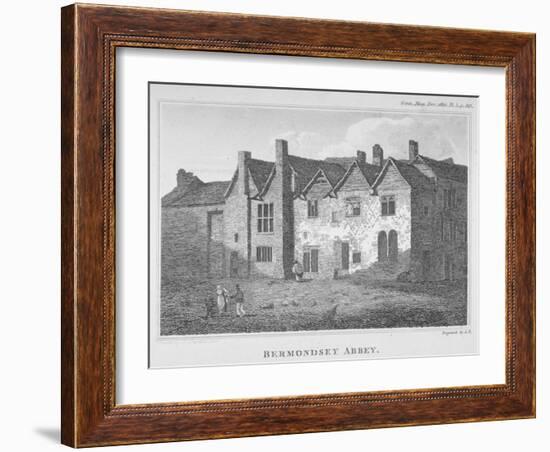 The Abbey of St Saviour, Bermondsey, Southwark, London, 1810-George Henry Andrews-Framed Giclee Print