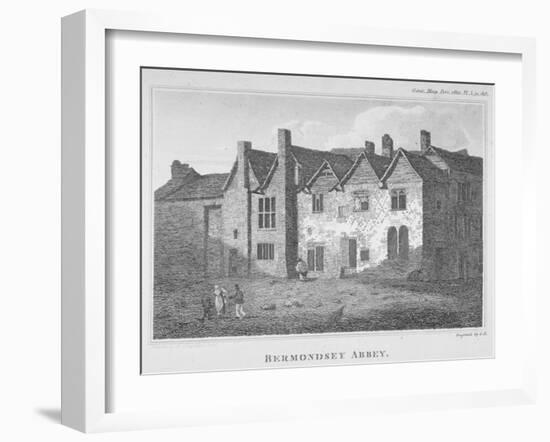The Abbey of St Saviour, Bermondsey, Southwark, London, 1810-George Henry Andrews-Framed Giclee Print