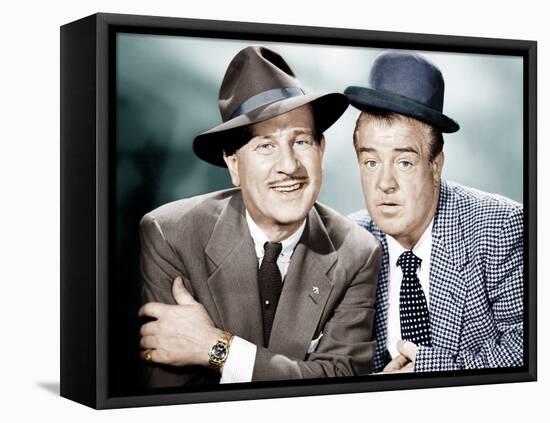 THE ABBOTT AND COSTELLO SHOW, from left: Bud Abbott, Lou Costello, 1952-53-null-Framed Stretched Canvas