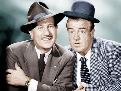 THE ABBOTT AND COSTELLO SHOW, from left: Bud Abbott, Lou Costello, 1952-53  Premium Photographic Print | Art.com