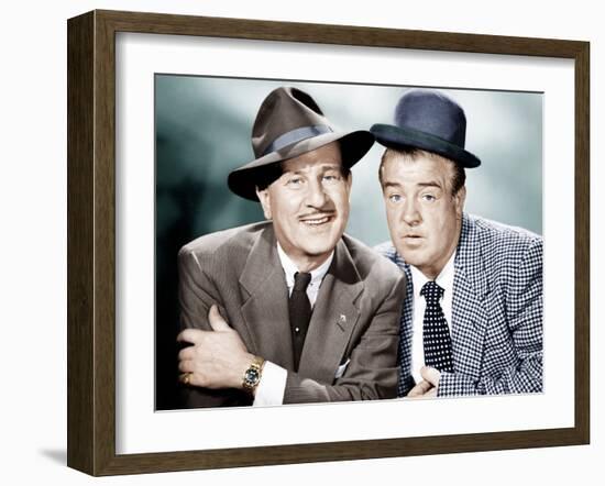 THE ABBOTT AND COSTELLO SHOW, from left: Bud Abbott, Lou Costello, 1952-53-null-Framed Photo