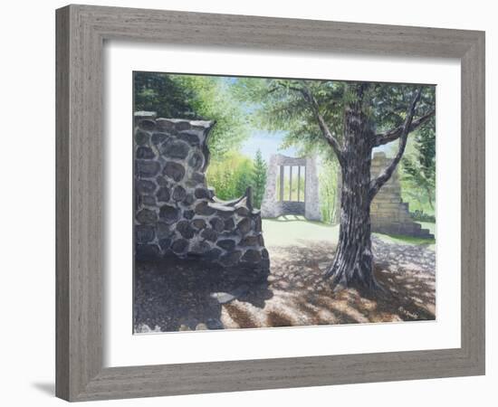 The Abby Ruins, Mackenzie King Estate-Kevin Dodds-Framed Giclee Print