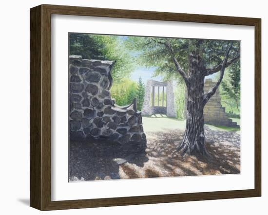 The Abby Ruins, Mackenzie King Estate-Kevin Dodds-Framed Giclee Print