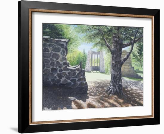 The Abby Ruins, Mackenzie King Estate-Kevin Dodds-Framed Giclee Print