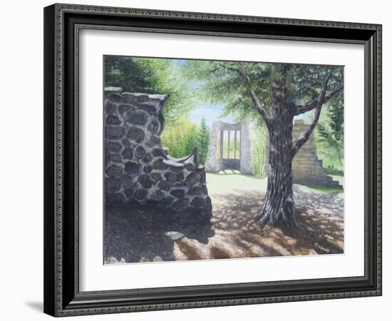 The Abby Ruins, Mackenzie King Estate-Kevin Dodds-Framed Giclee Print