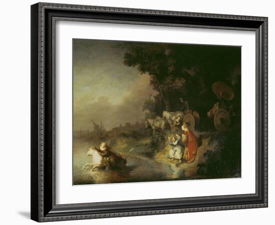 The Abduction of Europa, 1632-Rembrandt van Rijn-Framed Giclee Print