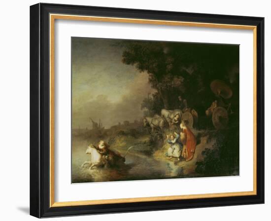 The Abduction of Europa, 1632-Rembrandt van Rijn-Framed Giclee Print