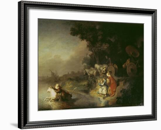 The Abduction of Europa, 1632-Rembrandt van Rijn-Framed Giclee Print