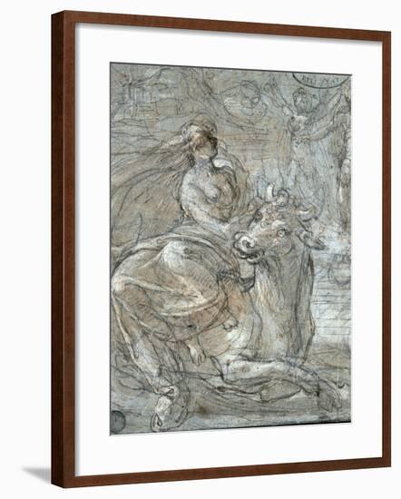 The Abduction of Europa-Prospero Fontana-Framed Giclee Print