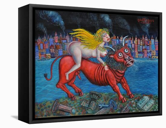 The Abduction of Europa-Tamas Galambos-Framed Premier Image Canvas