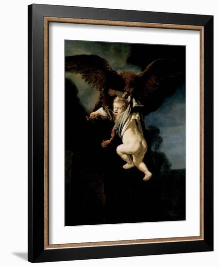 The Abduction of Ganymede, 1635-Rembrandt van Rijn-Framed Giclee Print