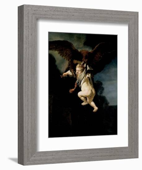 The Abduction of Ganymede, 1635-Rembrandt van Rijn-Framed Giclee Print