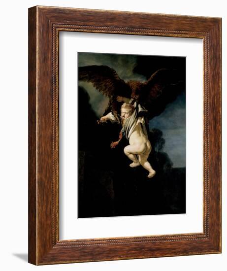 The Abduction of Ganymede, 1635-Rembrandt van Rijn-Framed Giclee Print