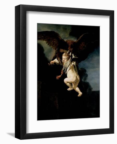 The Abduction of Ganymede, 1635-Rembrandt van Rijn-Framed Giclee Print