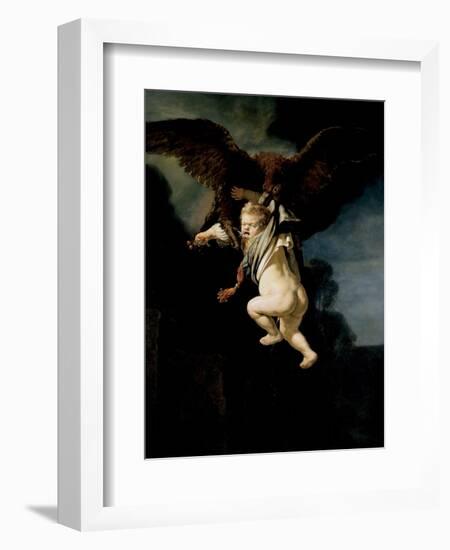 The Abduction of Ganymede, 1635-Rembrandt van Rijn-Framed Giclee Print