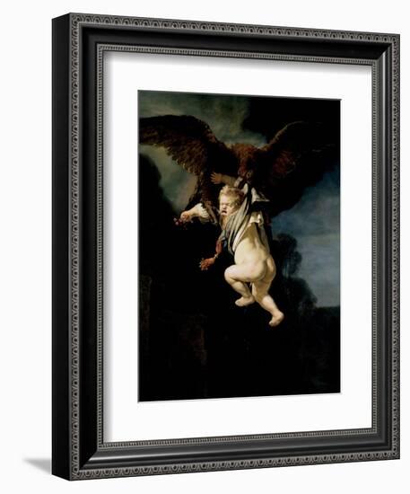 The Abduction of Ganymede, 1635-Rembrandt van Rijn-Framed Giclee Print