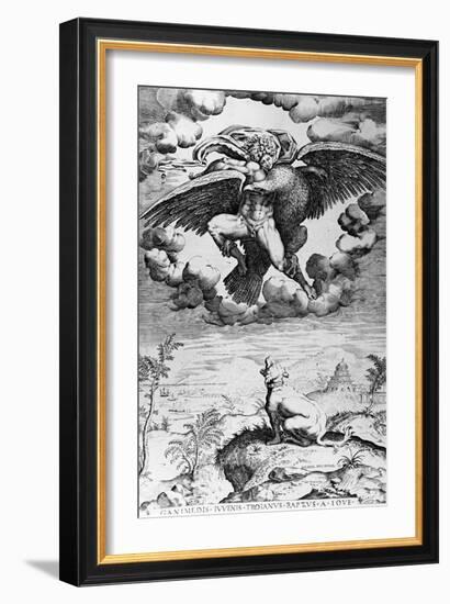 The Abduction of Ganymede-Michelangelo Buonarroti-Framed Giclee Print