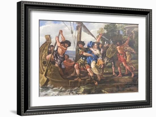 The Abduction of Helen, 1631-43-Giovanni Francesco Romanelli-Framed Giclee Print