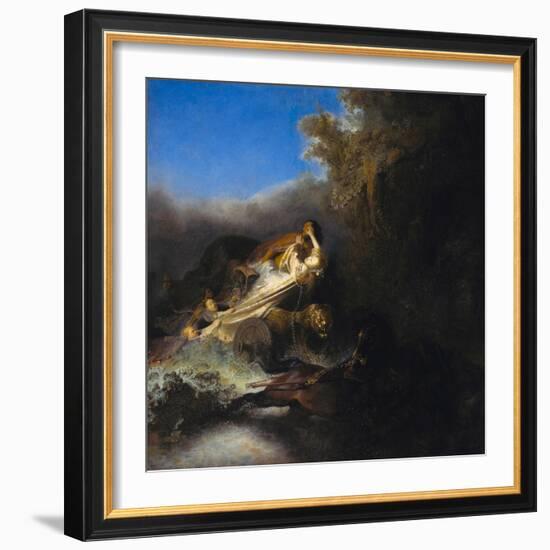 The Abduction of Proserpina, Ca 1631-Rembrandt van Rijn-Framed Giclee Print