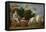 The Abduction of the Sleeping Rinaldo to the Fortunate Isle (Oil on Canvas)-David the Younger Teniers-Framed Premier Image Canvas