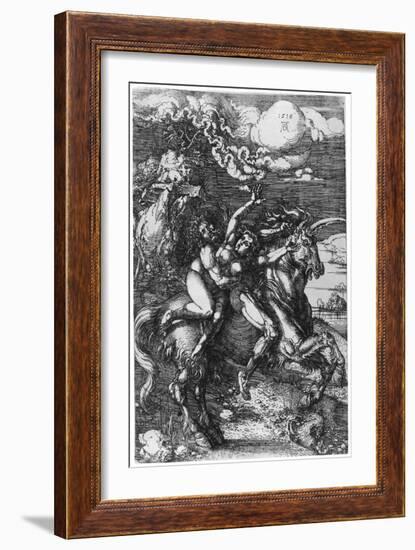 The Abduction on the Unicorn, 1516-Albrecht Durer-Framed Giclee Print