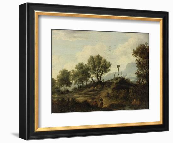 The Aberuchills (The Loch Aber Hills), 1824-Patrick Nasmyth-Framed Giclee Print