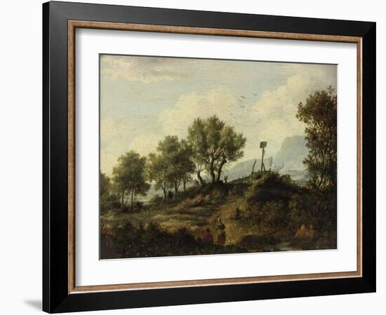 The Aberuchills (The Loch Aber Hills), 1824-Patrick Nasmyth-Framed Giclee Print