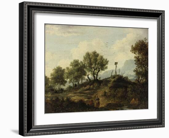 The Aberuchills (The Loch Aber Hills), 1824-Patrick Nasmyth-Framed Giclee Print