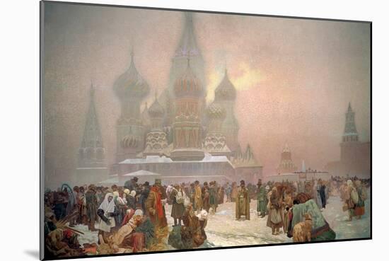 The Abolition of Serfdom, from the 'Slav Epic', 1914-Alphonse Mucha-Mounted Giclee Print