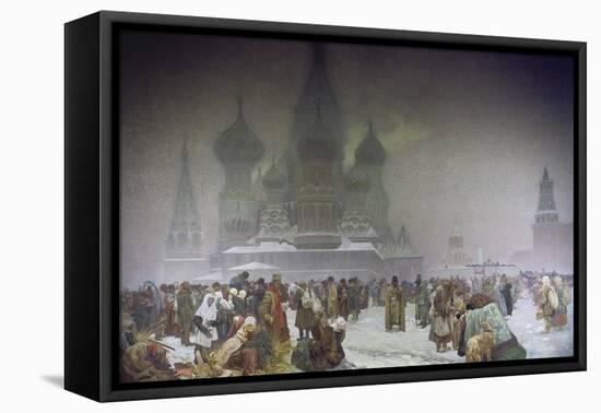 The Abolition of Serfdom in 1861, from the 'slav Epic', 1914-Alphonse Mucha-Framed Premier Image Canvas