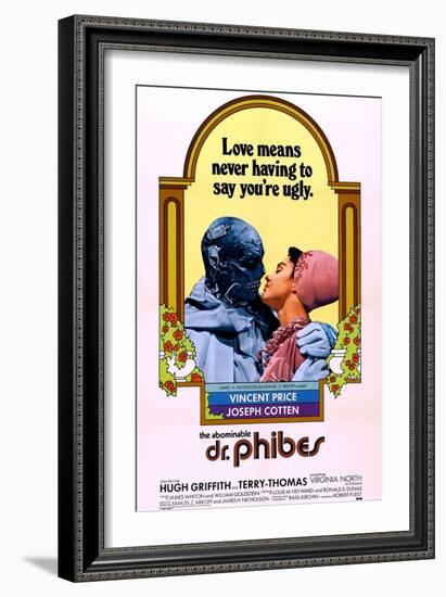 The Abominable Dr. Phibes, Vincent Price, Virginia North, 1971-null-Framed Art Print