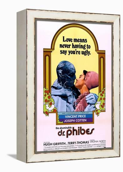 The Abominable Dr. Phibes, Vincent Price, Virginia North, 1971-null-Framed Stretched Canvas