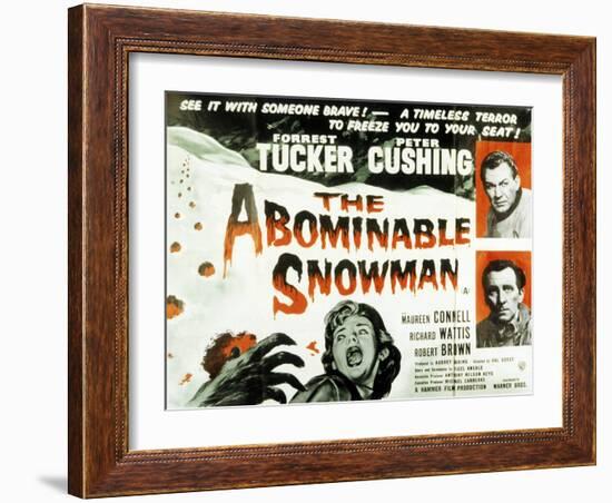 The Abominable Snowman, (AKA the Abominable Snowman of the Himalayas), 1957-null-Framed Photo