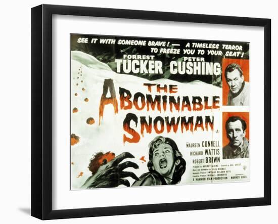 The Abominable Snowman, (AKA the Abominable Snowman of the Himalayas), 1957-null-Framed Photo