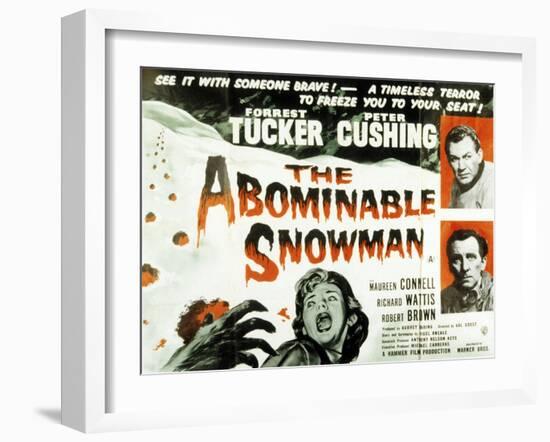 The Abominable Snowman, (AKA the Abominable Snowman of the Himalayas), 1957-null-Framed Photo