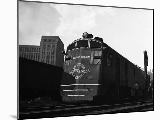 The Abraham Lincoln: the B&O R.R.-null-Mounted Photographic Print
