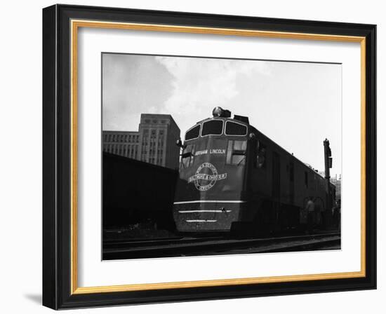 The Abraham Lincoln: the B&O R.R.-null-Framed Photographic Print