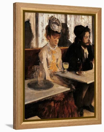 The Absinthe Absinthe Drinker-Edgar Degas-Framed Premier Image Canvas