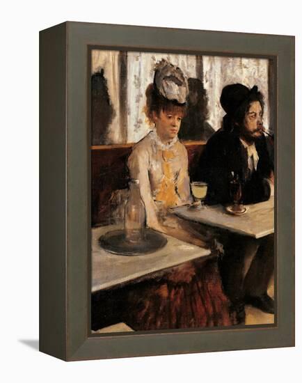 The Absinthe Absinthe Drinker-Edgar Degas-Framed Premier Image Canvas